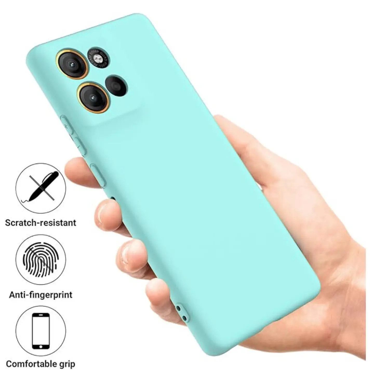 Carcasa Silicona Color para Motorola G56 5g  9
