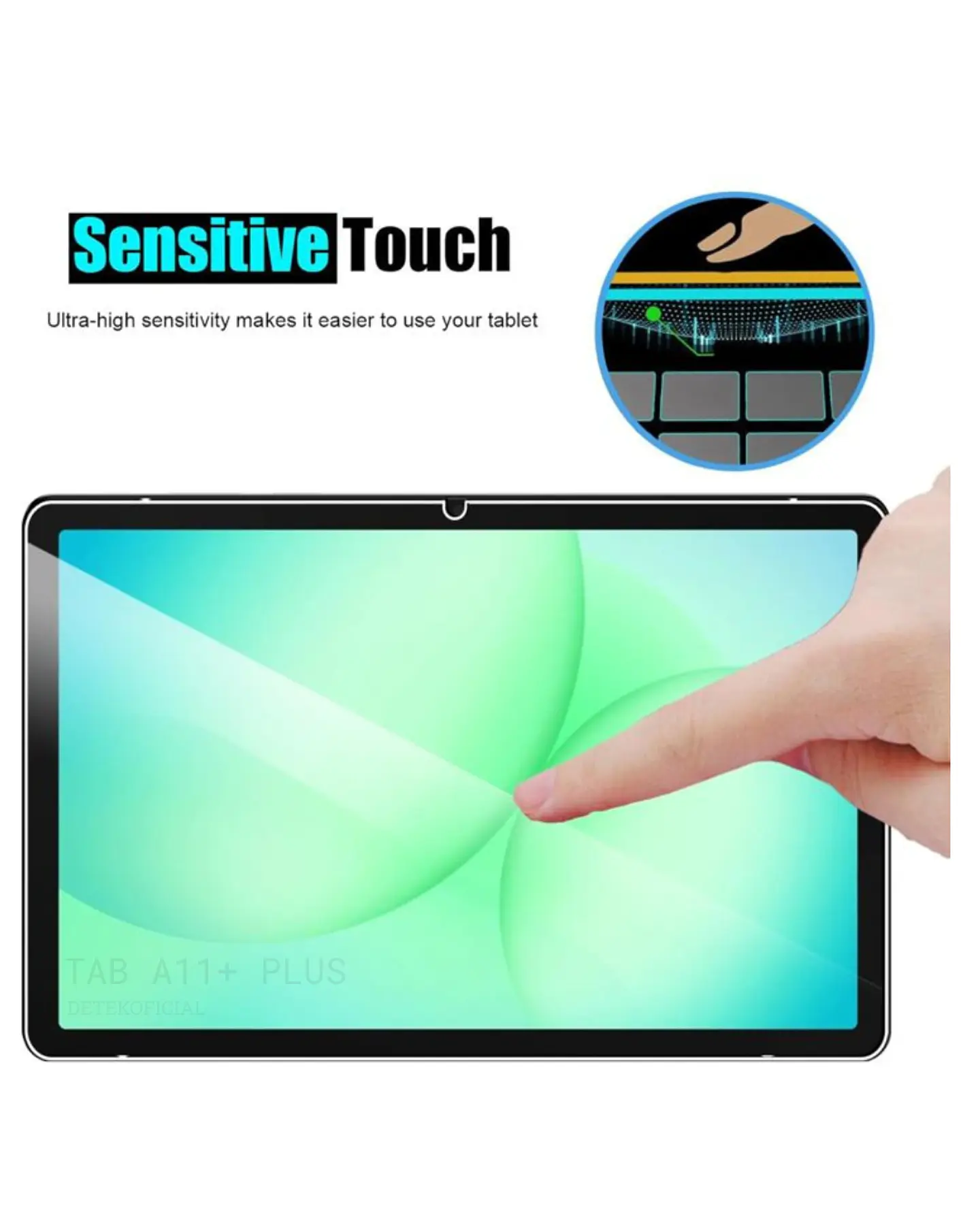  Lámina Mica de Vidrio Para Samsung Galaxy Tab A11+ Plus X230 5