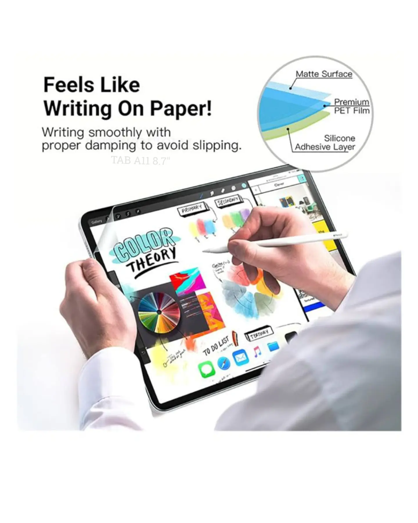 Lamina PaperLike Efecto Papel Para Samsung Galaxy Tab A11 8.7