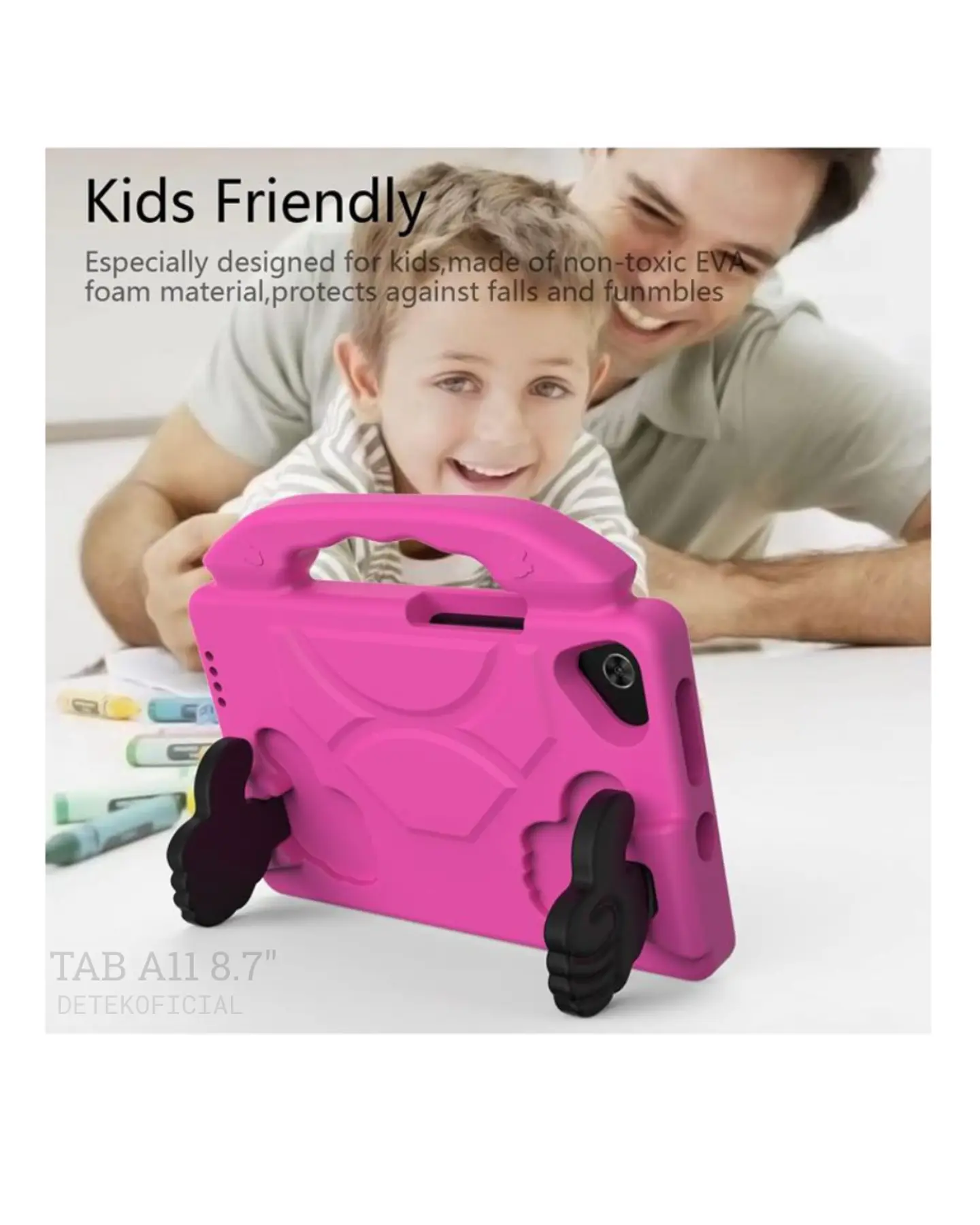 Carcasa Infantil Anti Golpe Goma Eva Para Samsung Galaxy A11 8.7