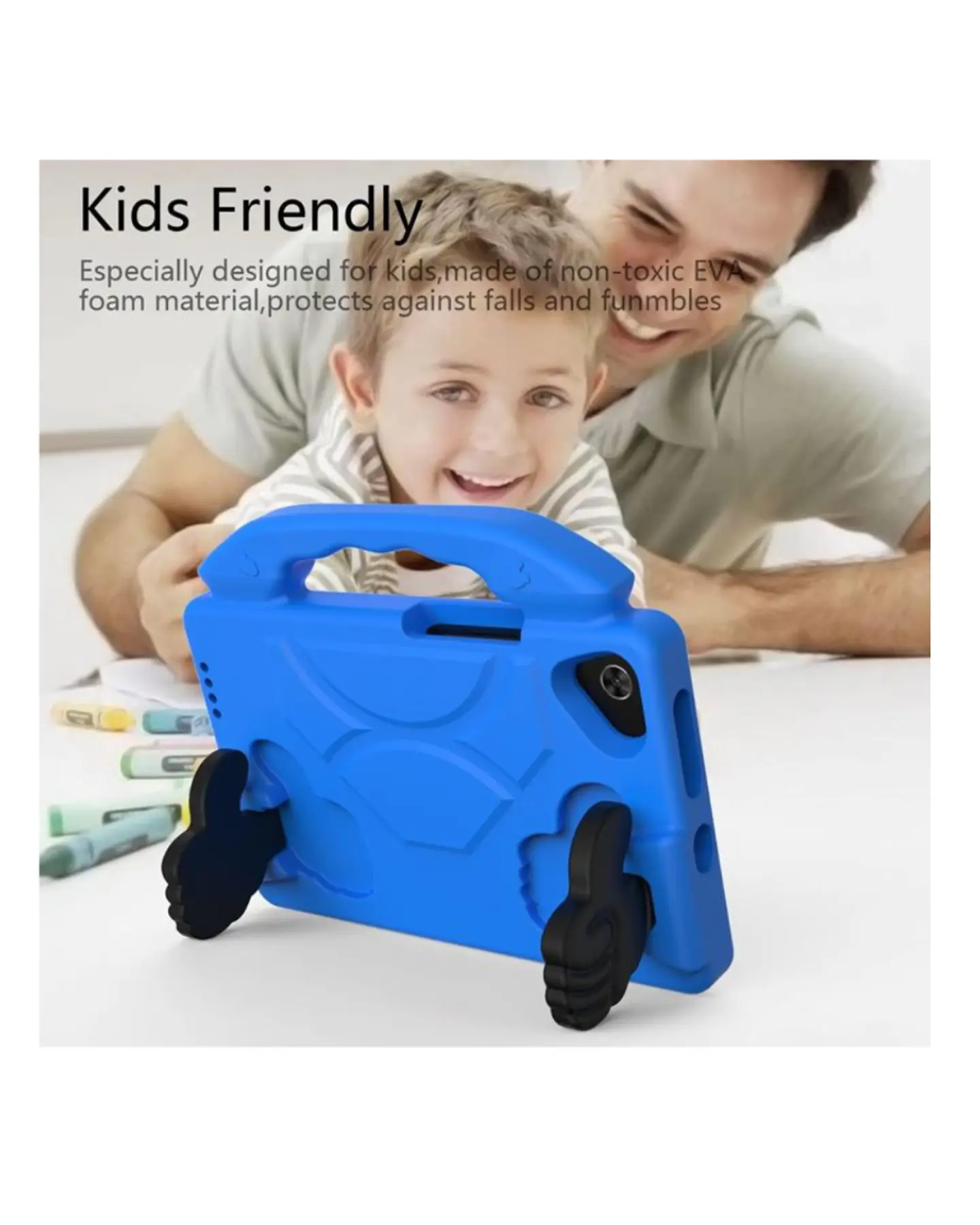 Carcasa Infantil Anti Golpe Goma Eva Para Samsung Galaxy A11 8.7