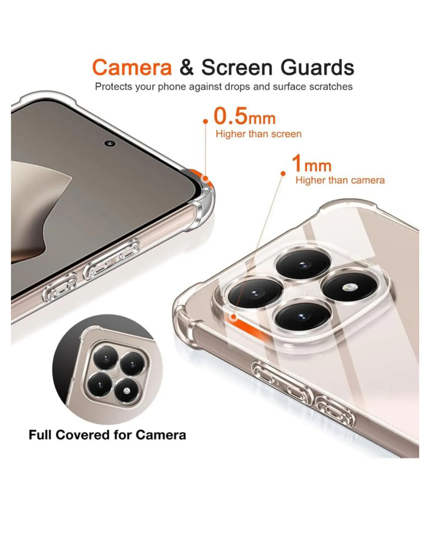 Carcasa Transparente Reforzado Para Xiaomi 15T 5G  3