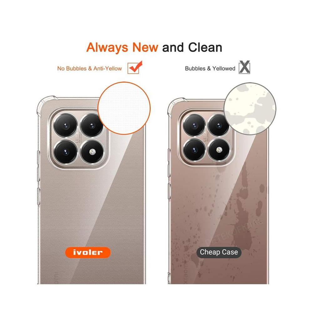 Carcasa Transparente Reforzado Para Xiaomi 15T 5G 