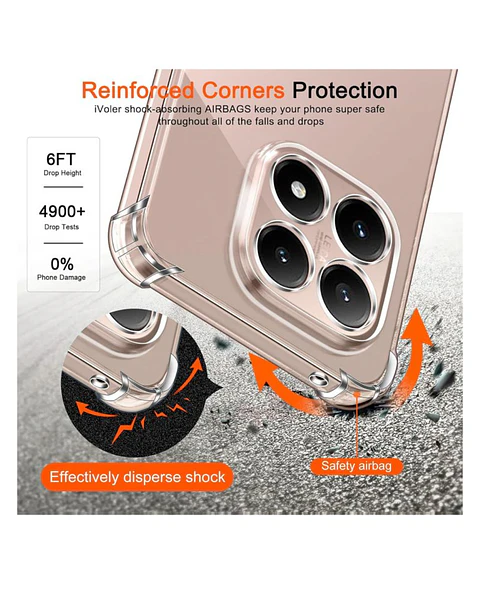 Carcasa Transparente Reforzado Para Xiaomi 15T 5G 