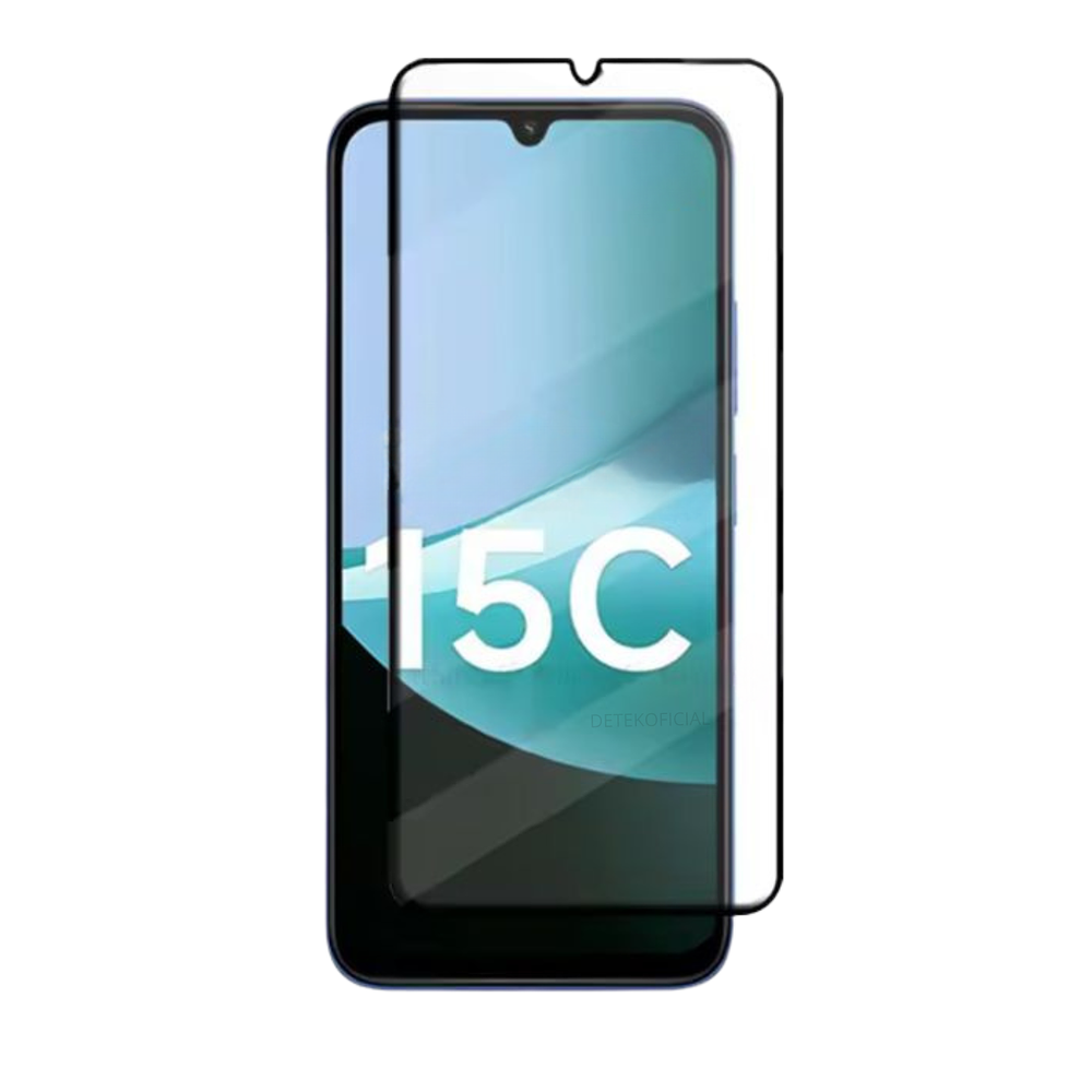 Lámina de vidrio Completa Para Xiaomi Redmi 15C