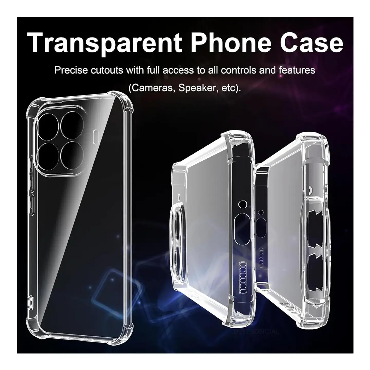 Carcasa Transparente Reforzado Para Xiaomi 15T Pro 5G 5