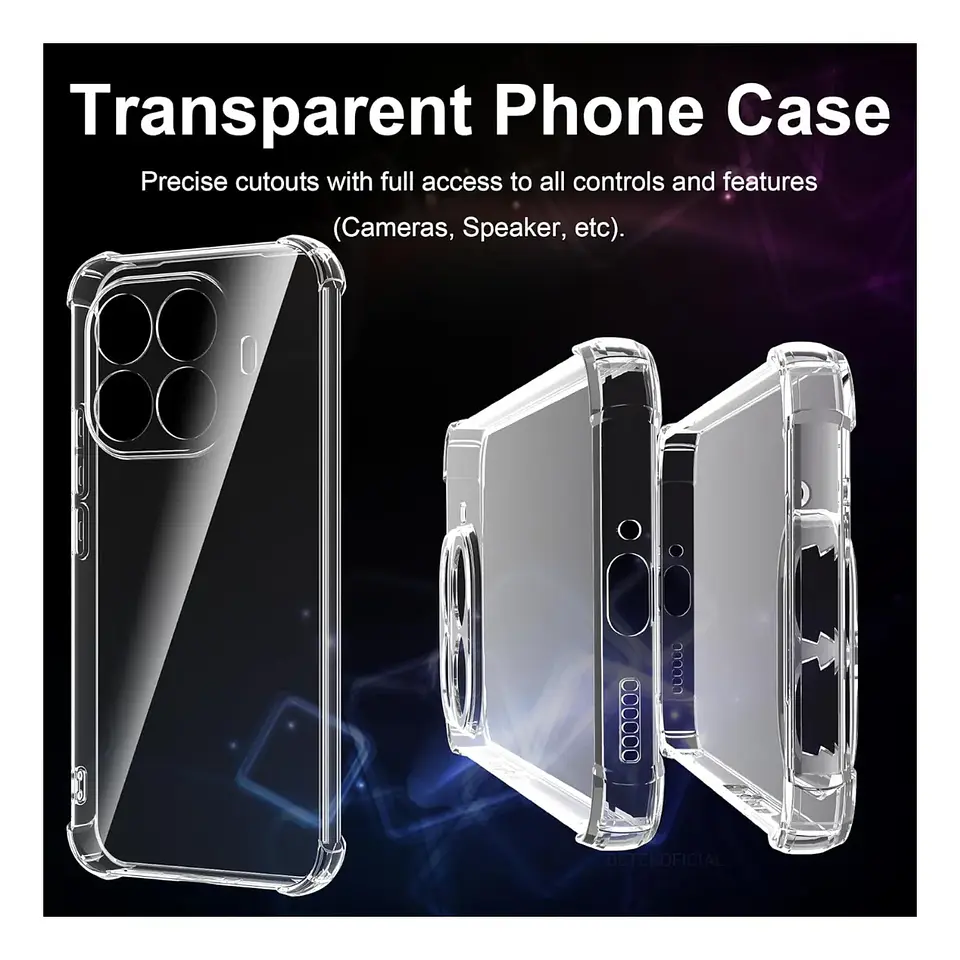 Carcasa Transparente Reforzado Para Xiaomi 15T Pro 5G 5