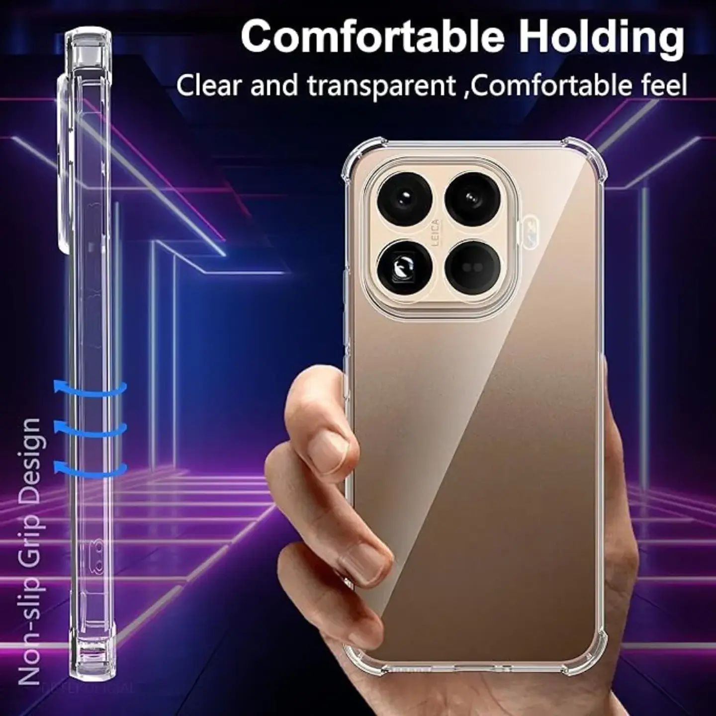 Carcasa Transparente Reforzado Para Xiaomi 15T Pro 5G 7