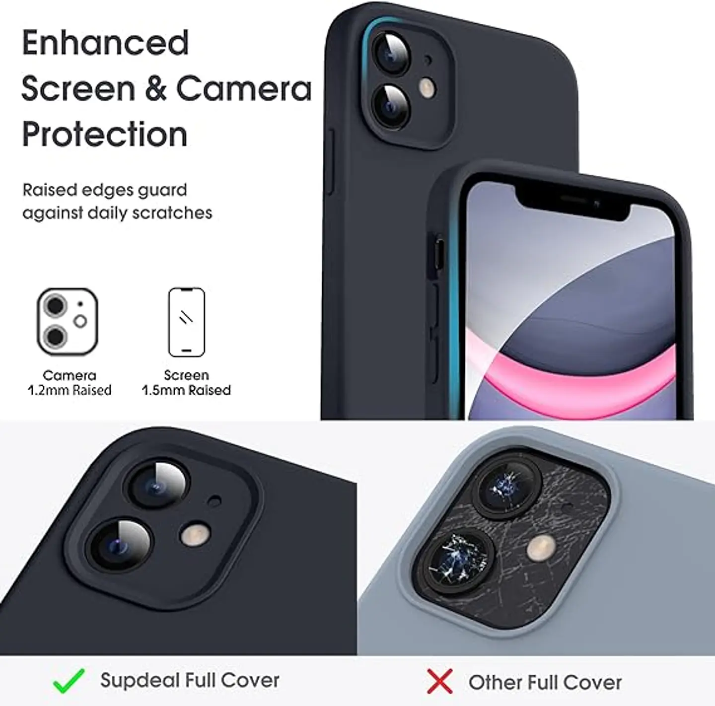 Carcasa Silicona color Para iPhone 11  2