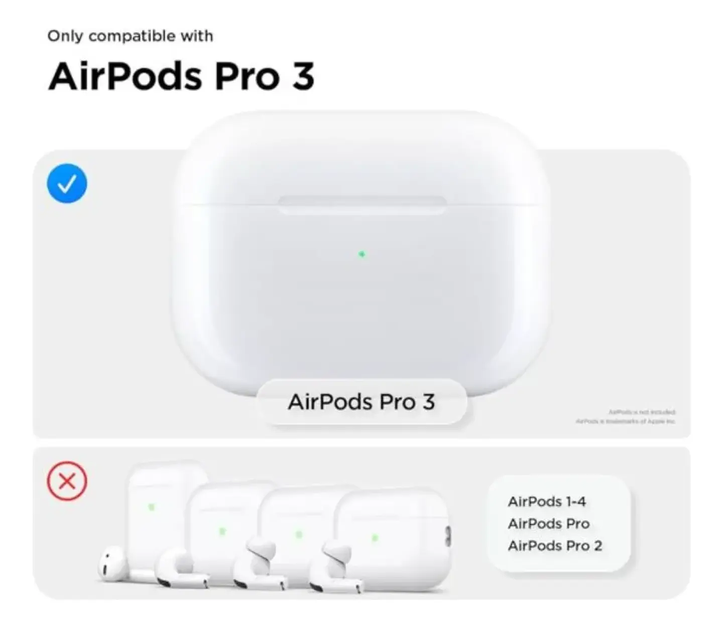 Funda Silicona Colores Transparente Para Airpods Pro 3 2025 2