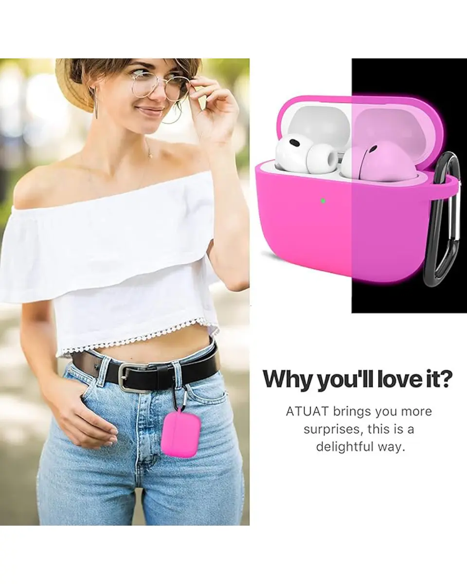 Funda Silicona Colores Transparente Para Airpods Pro 3 2025 5