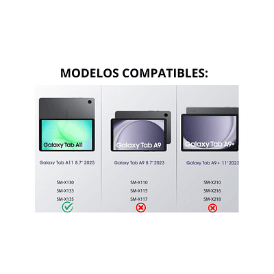 Funda 360° Giratoria Para Samsung Tab A11 8.7 X130