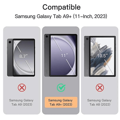 Funda Protectora 360° Giratoria Para Samsung Galaxy Tab A11+ Plus 