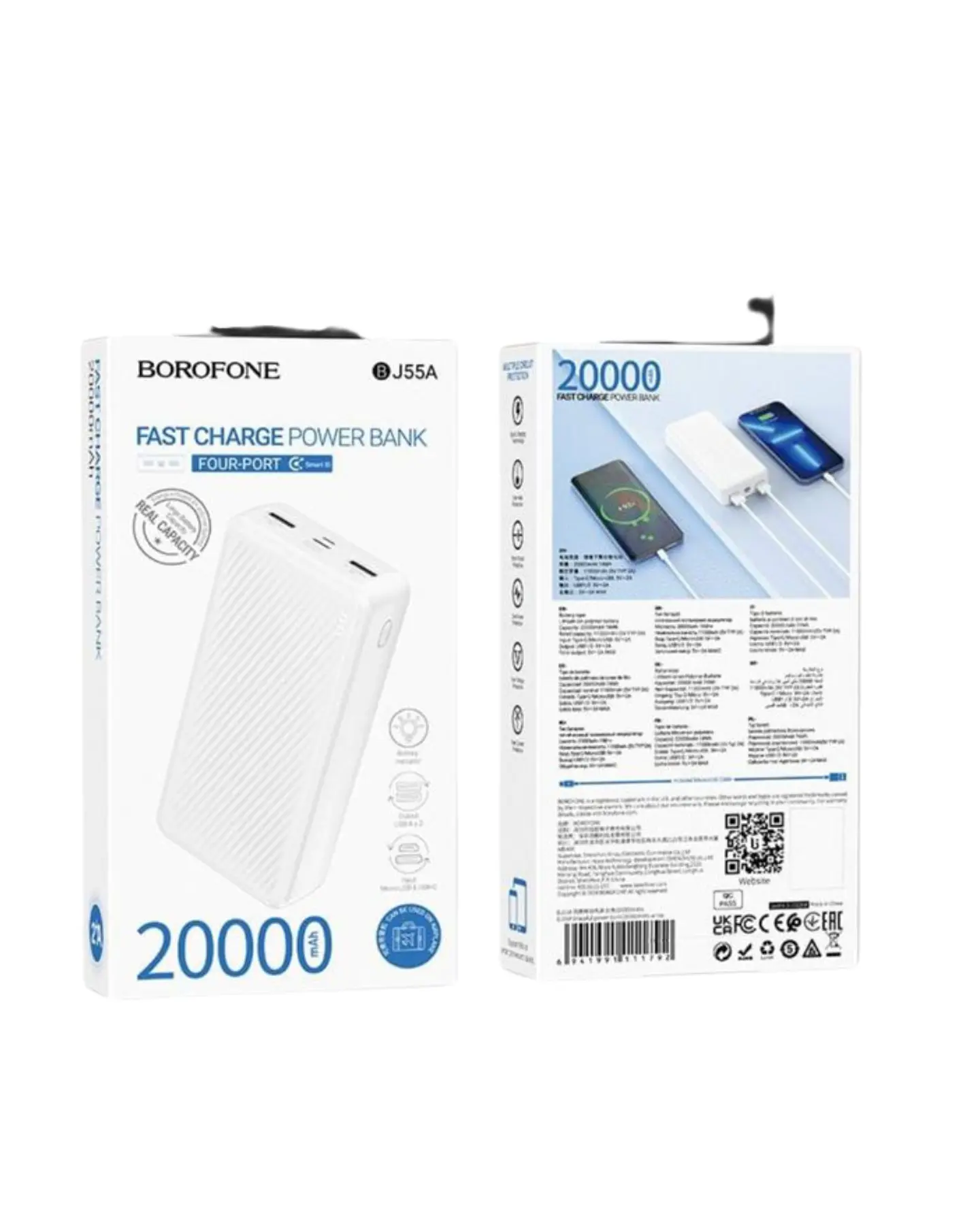 Cargador Portatil Bateria Externa Power Bank 20.000mah 9