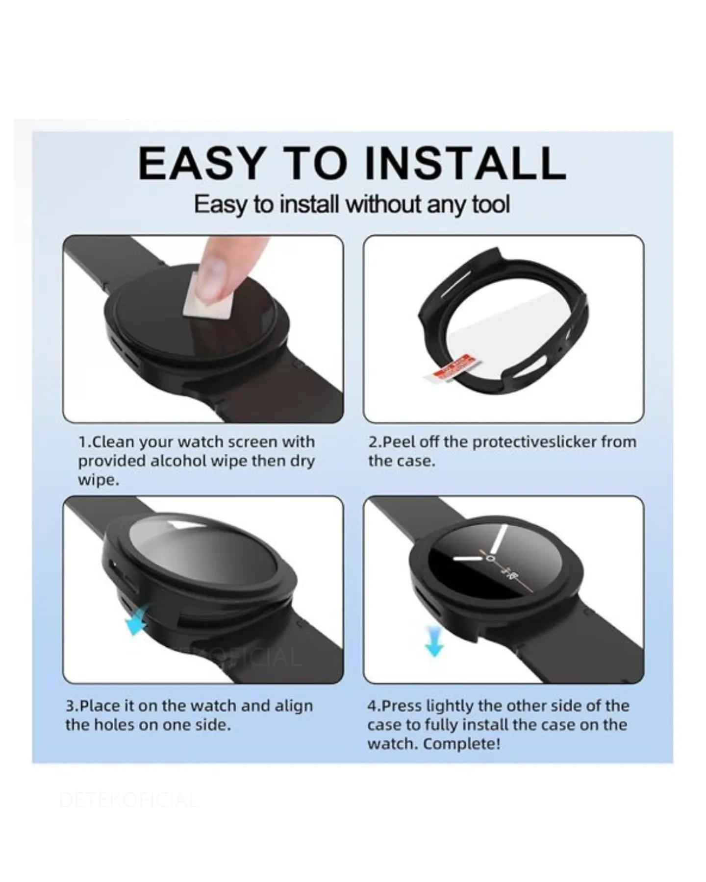 Carcasa Protectora Para Galaxy Watch 8 40mm 12