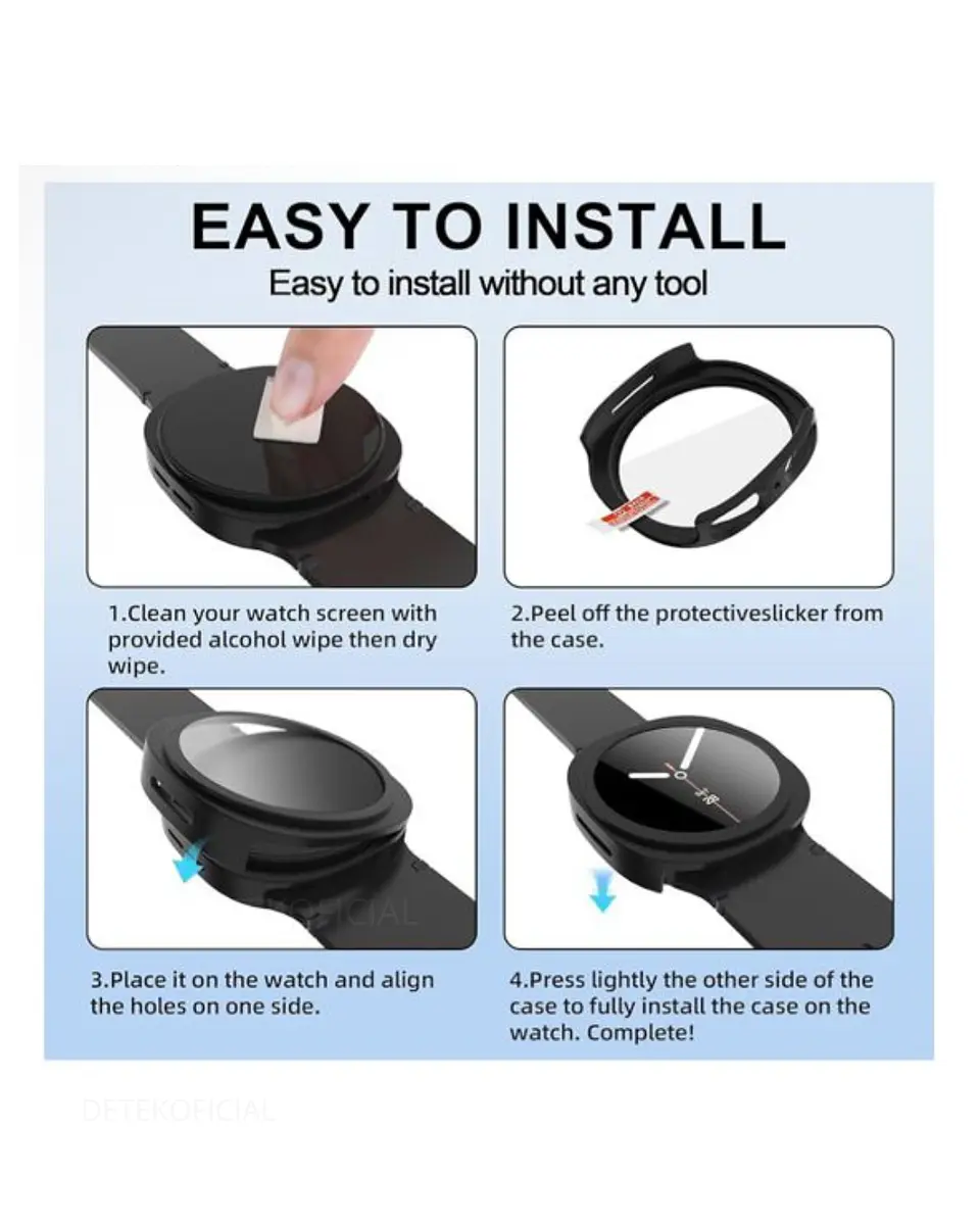 Carcasa Protectora Para Galaxy Watch 8 44mm 12
