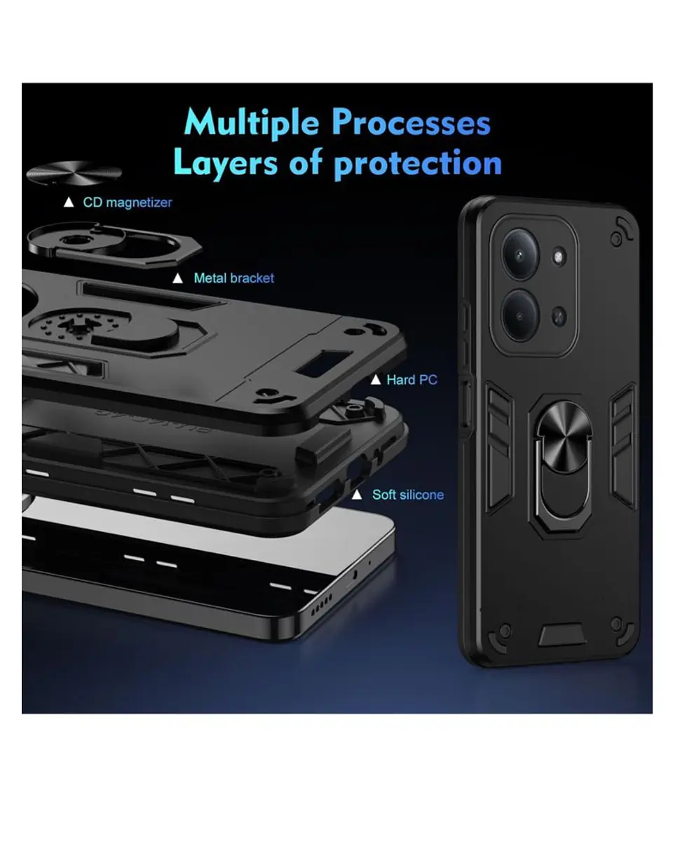 Carcasa Armor Antishock Para Xiaomi Redmi 15C 5G 3