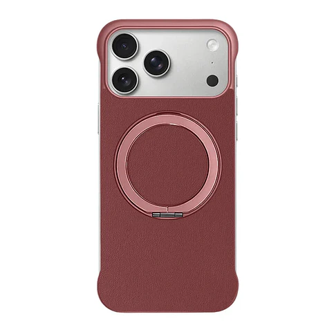 Carcasa para iPhone 17 Pro de Cuero con Soporte Magsafe 