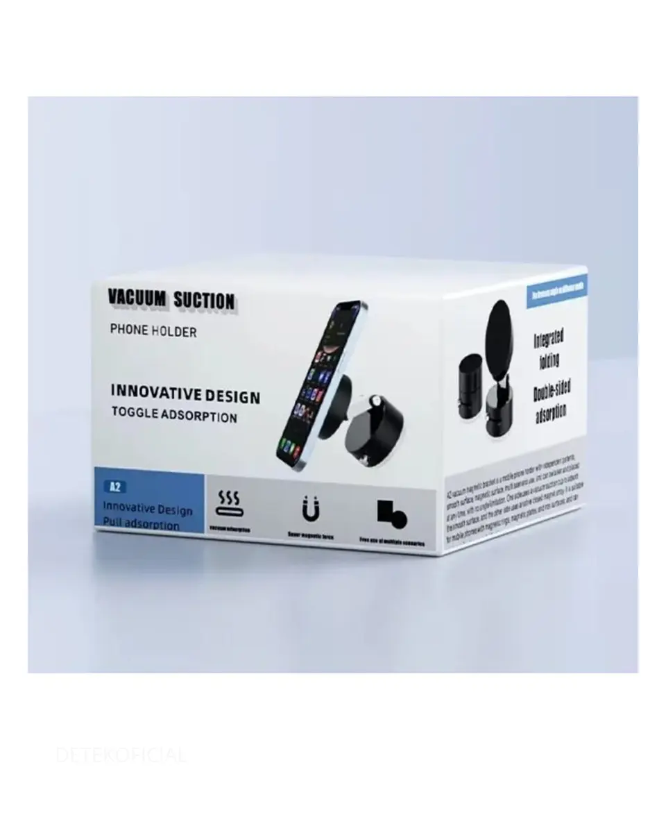 Soporte Auto Mesa Magsafe Ventosa Para iPhone Android + Anillo 7