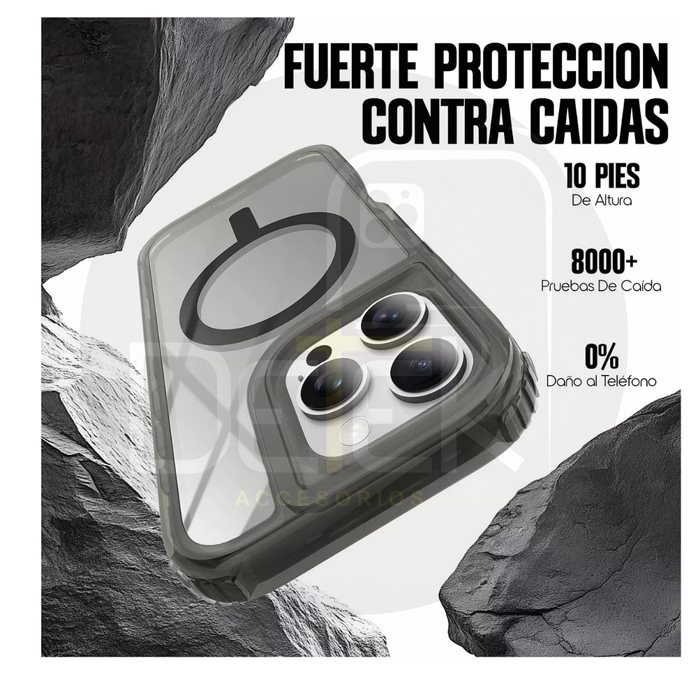 Carcasa KBOD Triple Protección Magnética para iPhone 16 