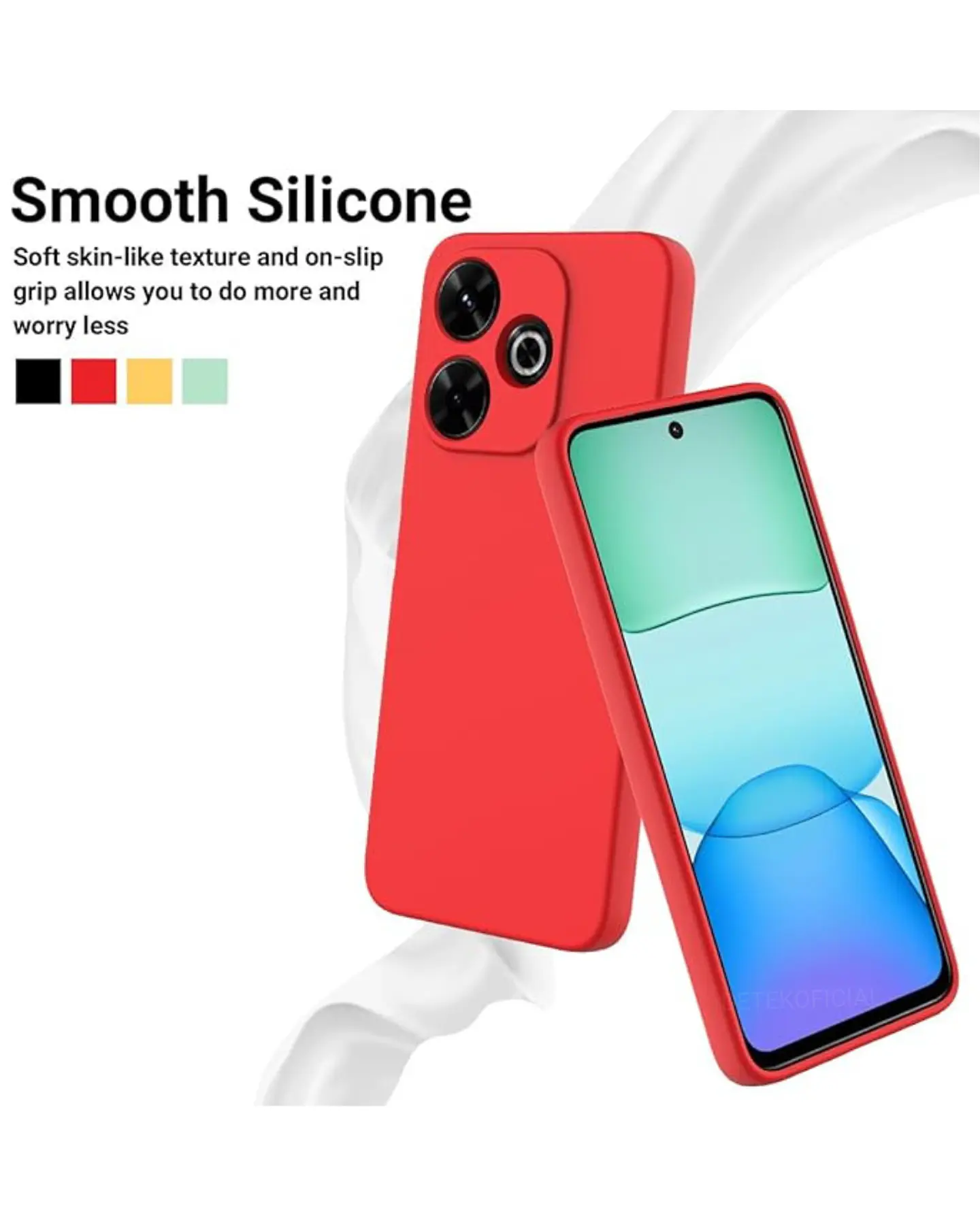 Carcasa Silicona Color Para Xiaomi Redmi 13 4G  9