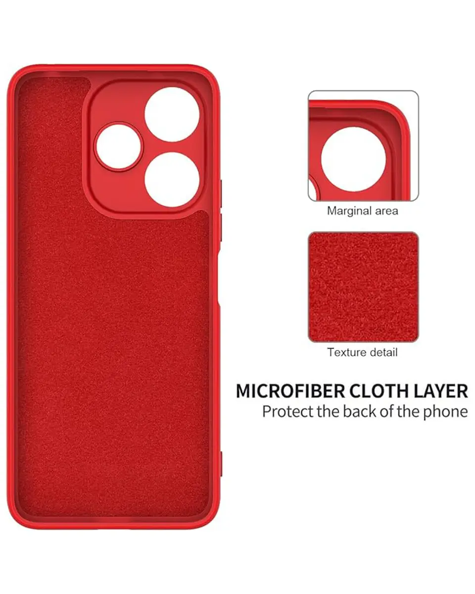 Carcasa Silicona Color Para Xiaomi Redmi 13 4G  10