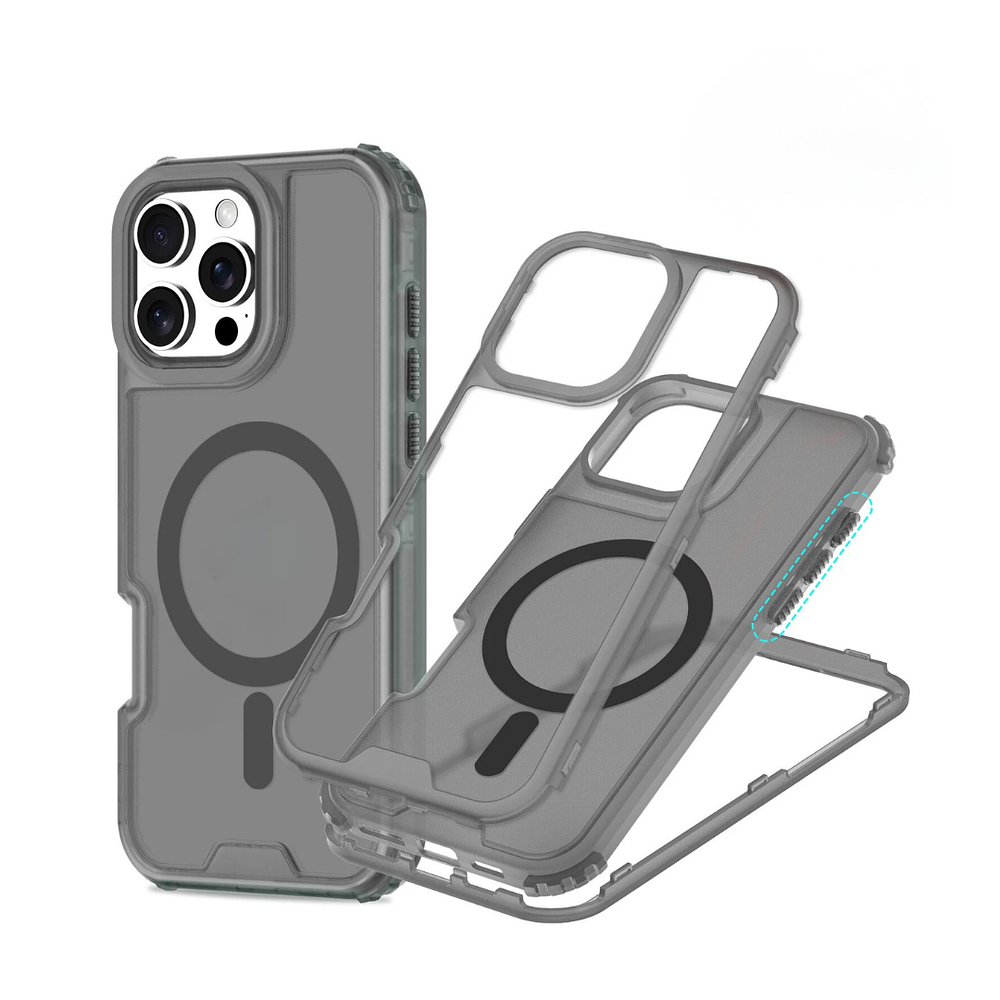 Carcasa Mate Para iPhone 17 Funda Magnética 360