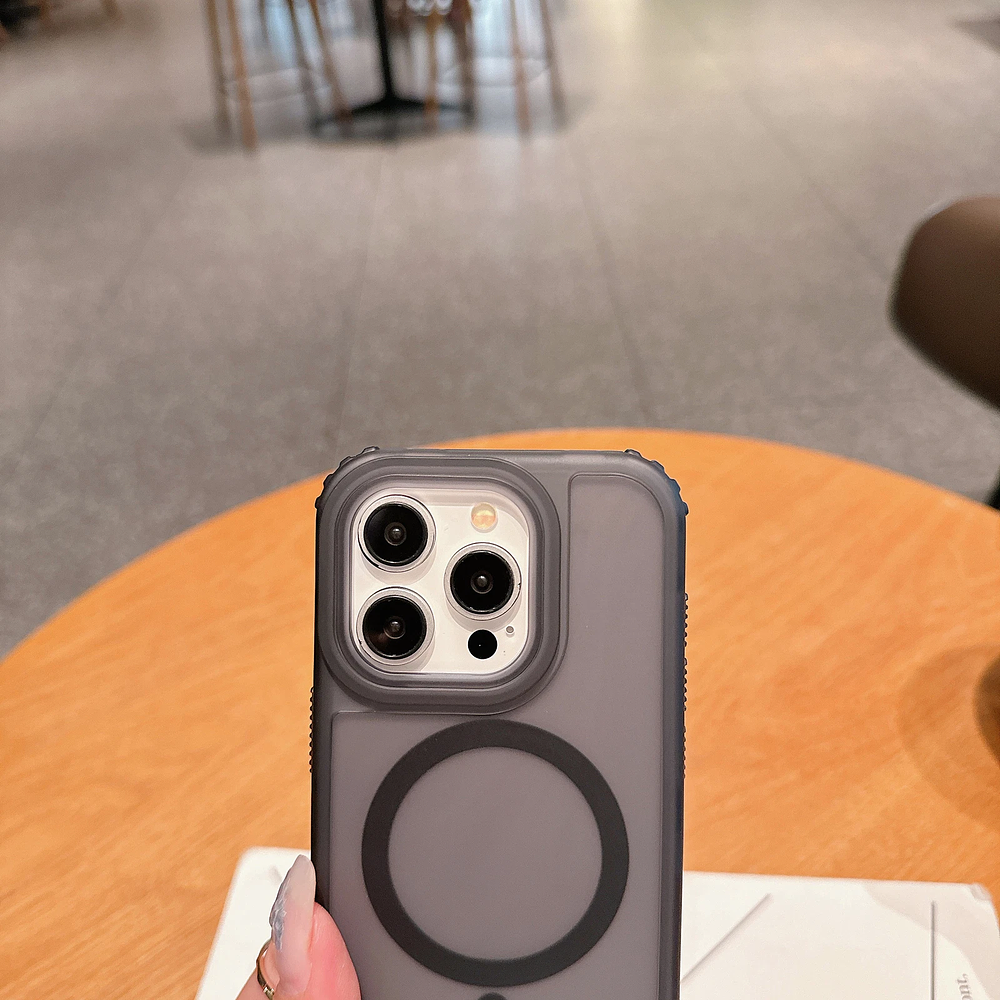 Carcasa Mate Para iPhone 15 Funda Magnética 360