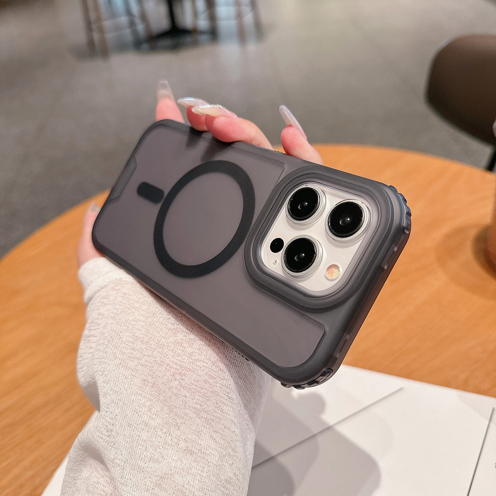 Carcasa Mate Para iPhone 15 Funda Magnética 360