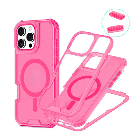 Carcasa Mate Para iPhone 17 Pro  Funda Magnética 360