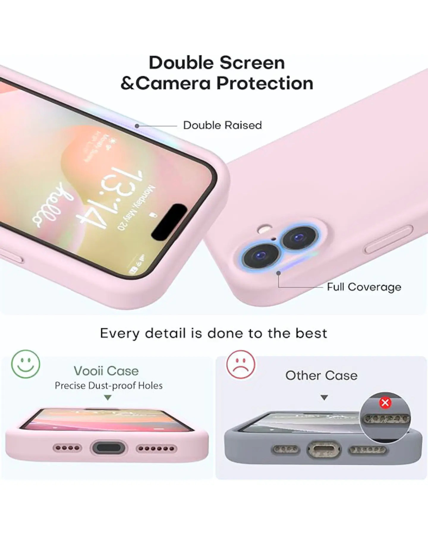 Carcasa Silicona Color para iPhone 16  8