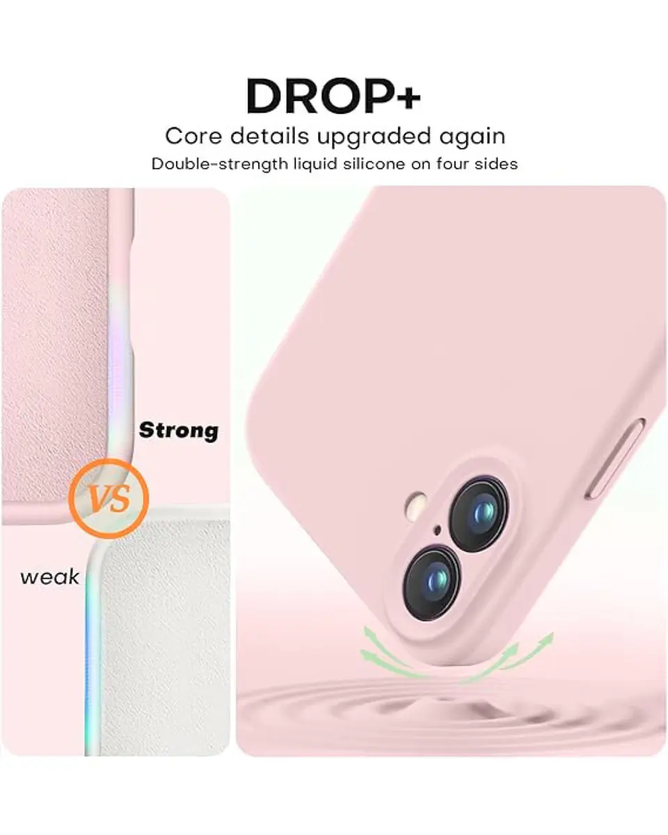 Carcasa Silicona Color para iPhone 16  9