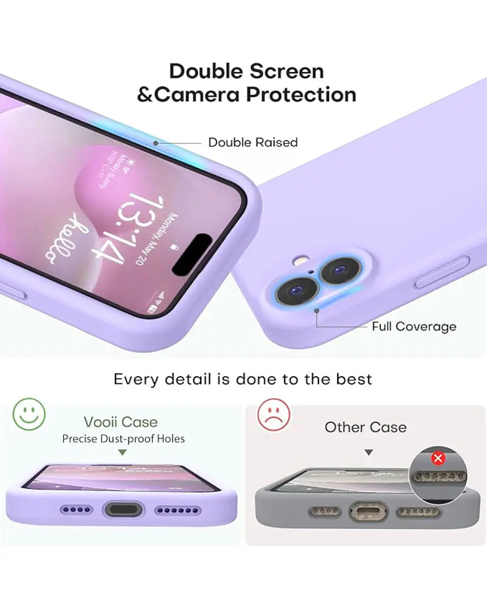 Carcasa Silicona Color para iPhone 16  14