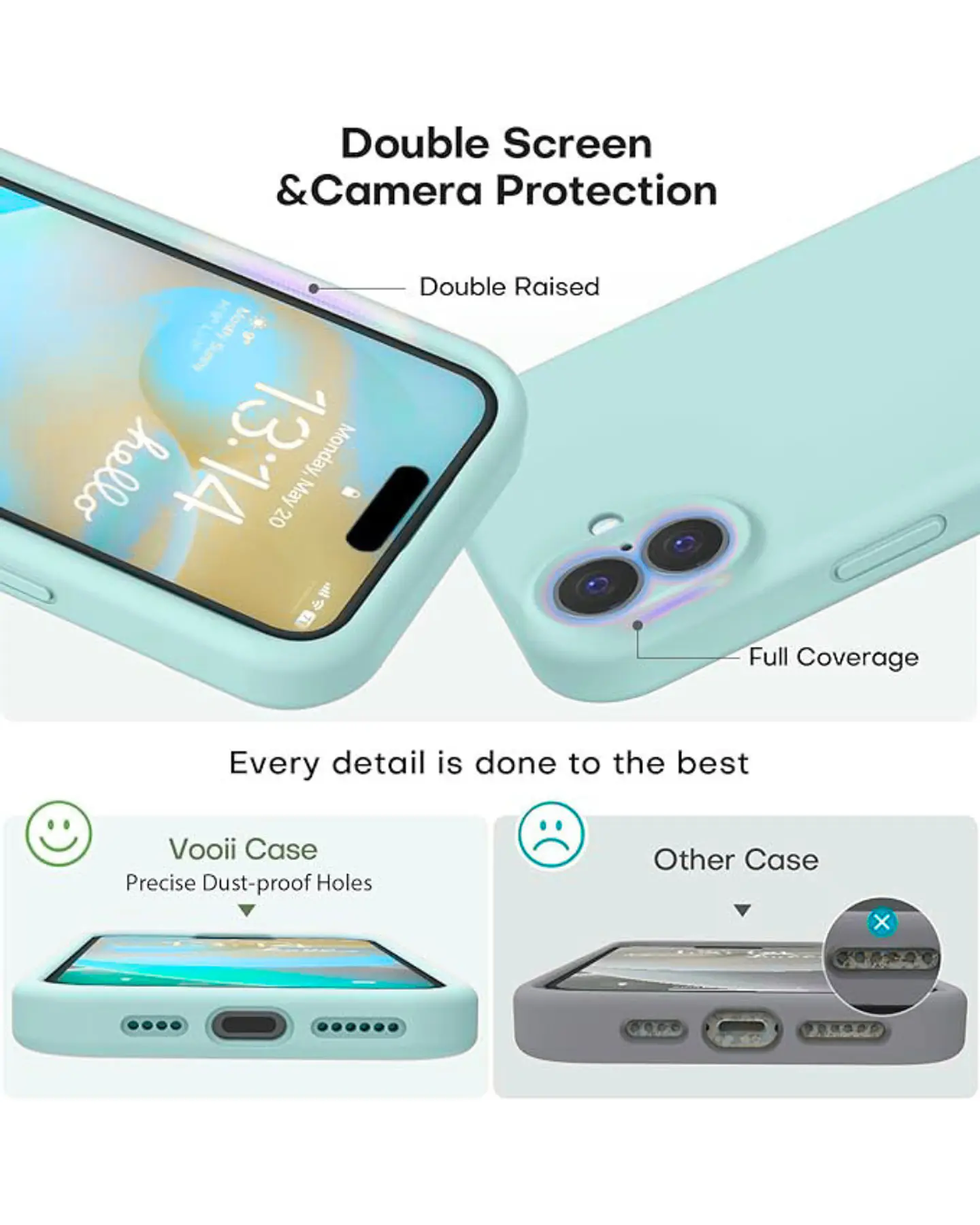 Carcasa Silicona Color para iPhone 16  18