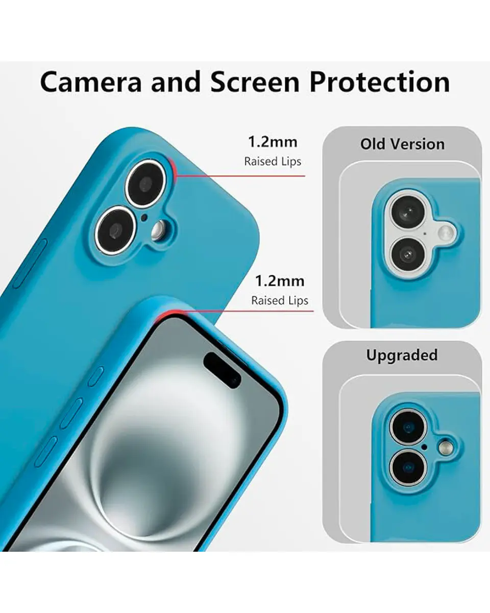 Carcasa Silicona Color para iPhone 16  23