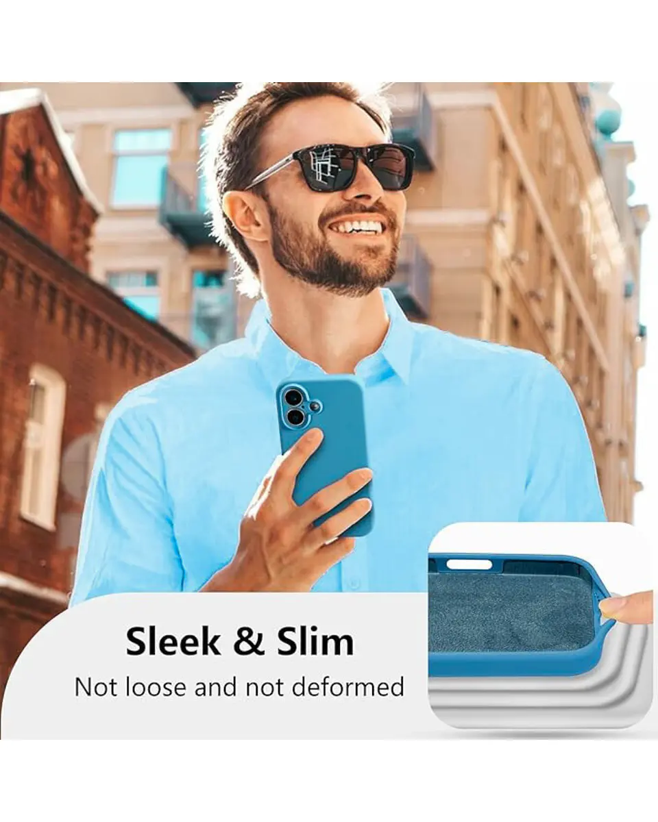 Carcasa Silicona Color para iPhone 16  26