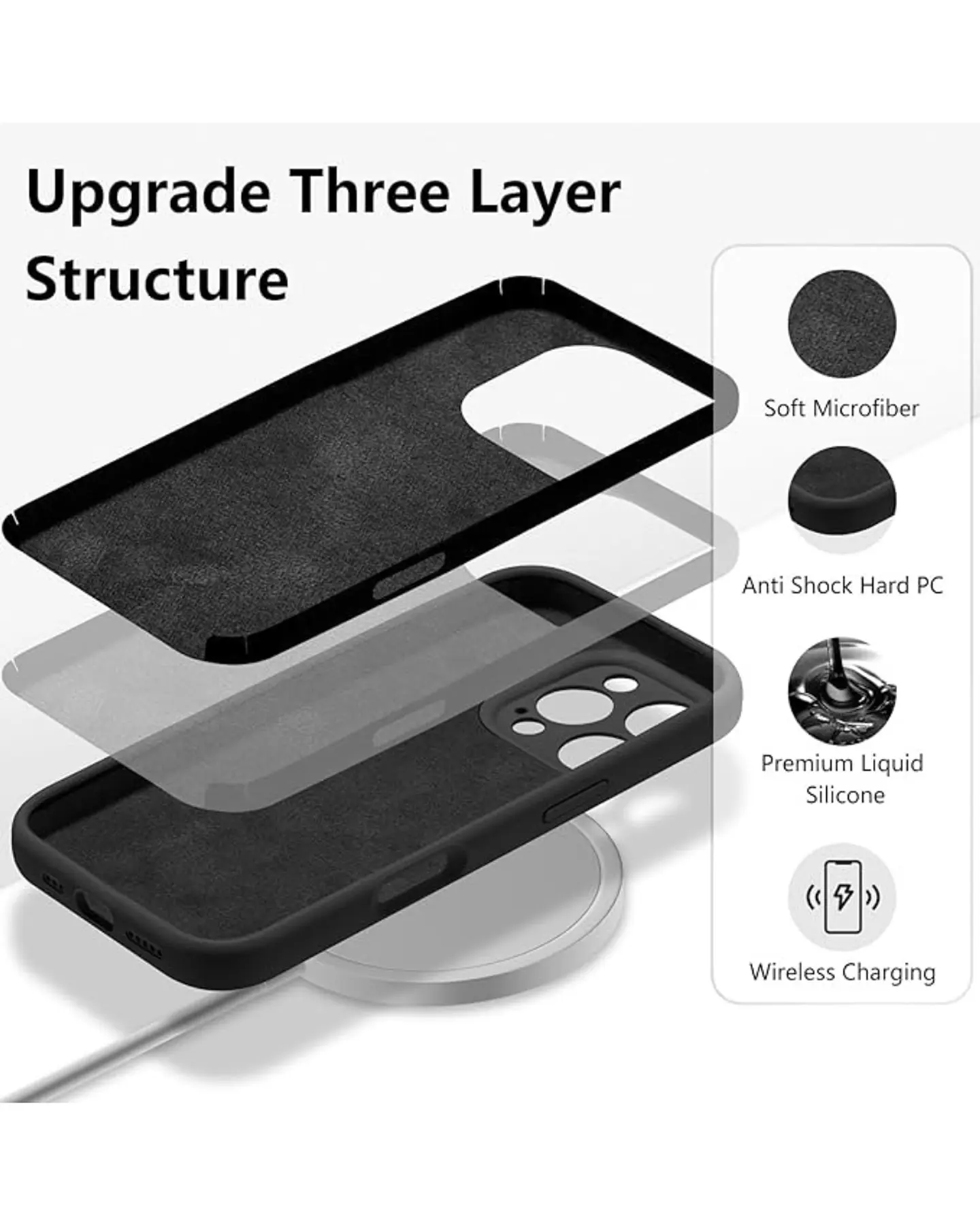 Carcasa Silicona Color para iPhone 16 Pro  10