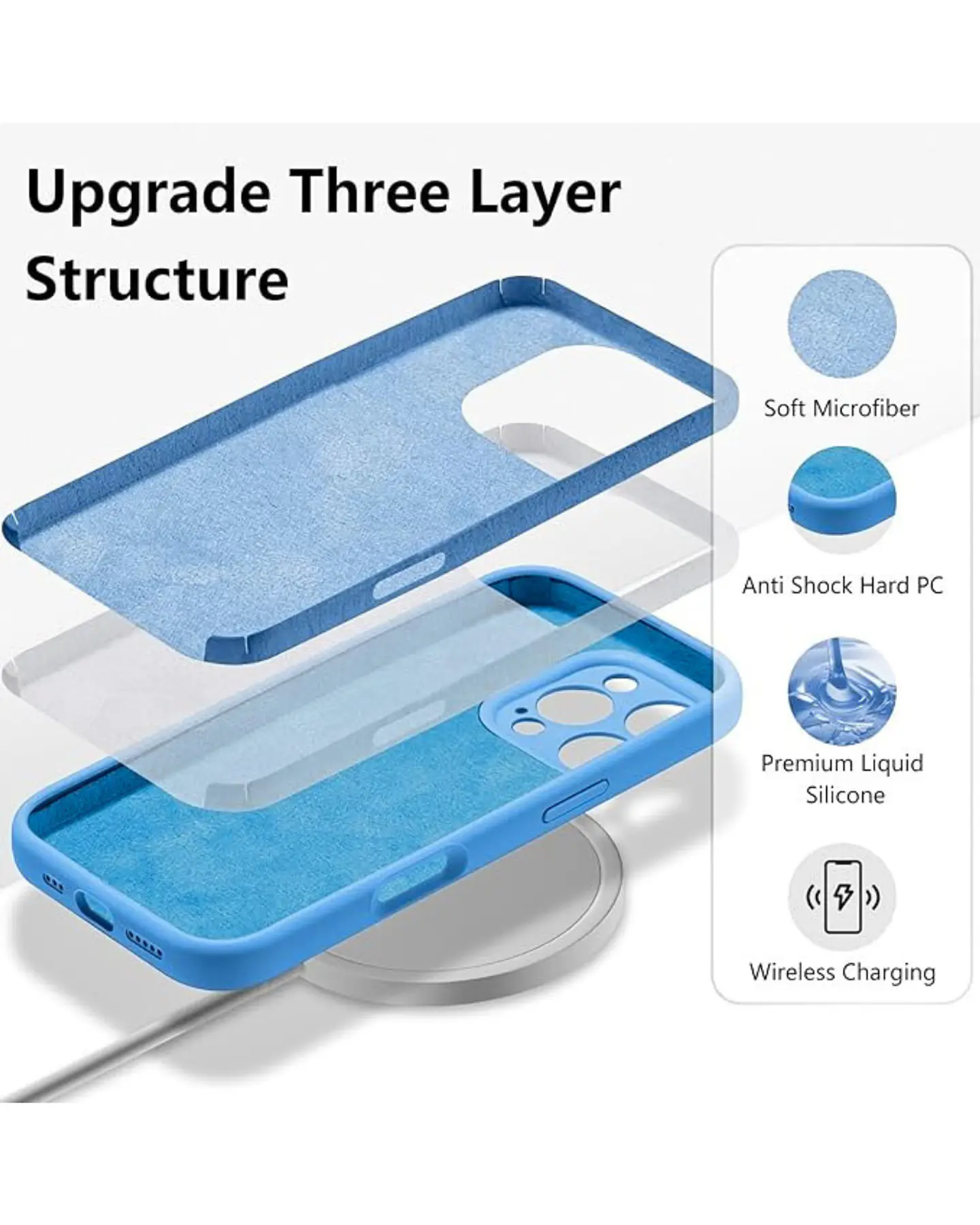 Carcasa Silicona Color para iPhone 16 Pro  25