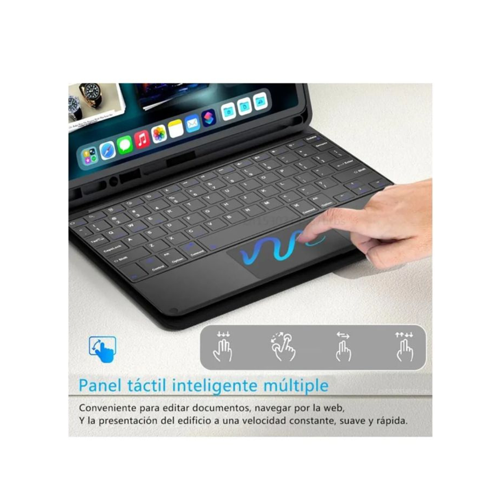 Funda Con Teclado Touchpad Para iPad Pro M5 2025 13"