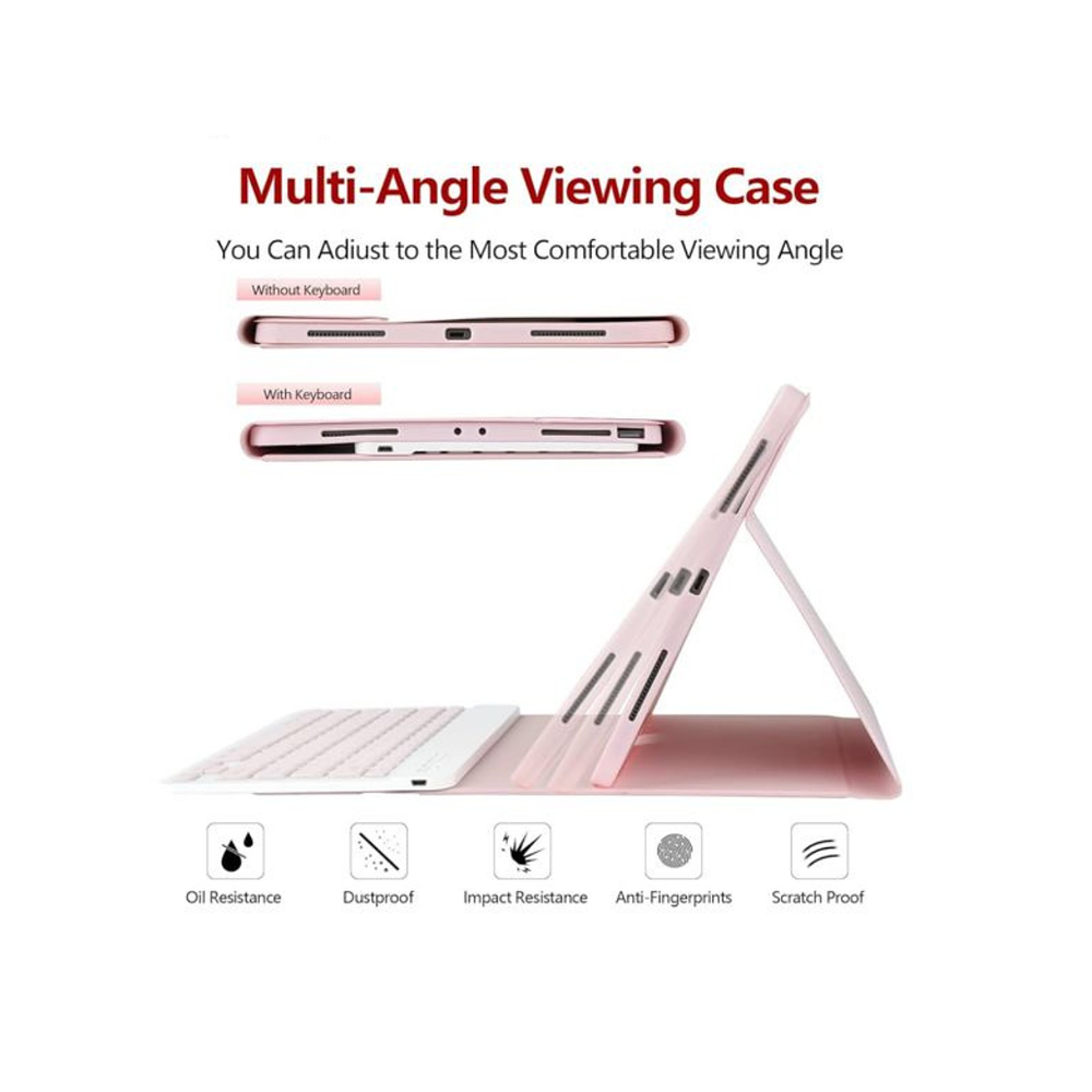 Funda Con Teclado Para iPad Pro M5 2025 13 Rosa