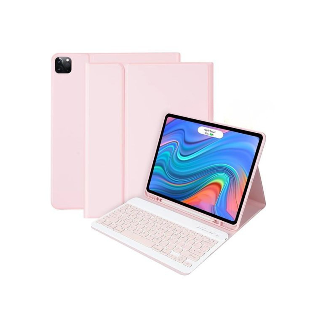 Funda Con Teclado Para iPad Pro M5 2025 13 Rosa