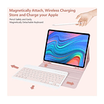 Funda Con Teclado Para iPad Pro M5 2025 13 Rosa