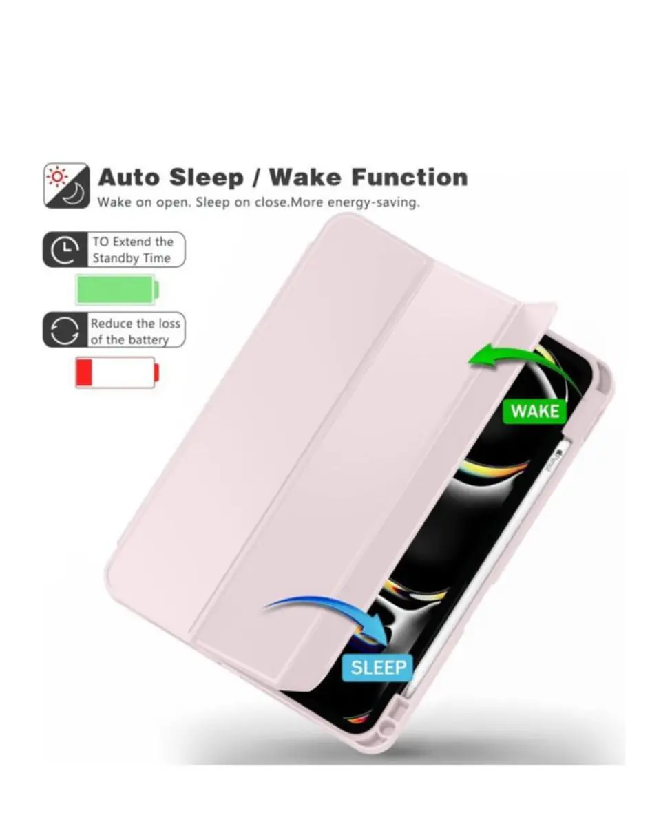 Funda Smart Cover Con Ranura Para iPad Pro M5 2025 13 Pulgadas 5