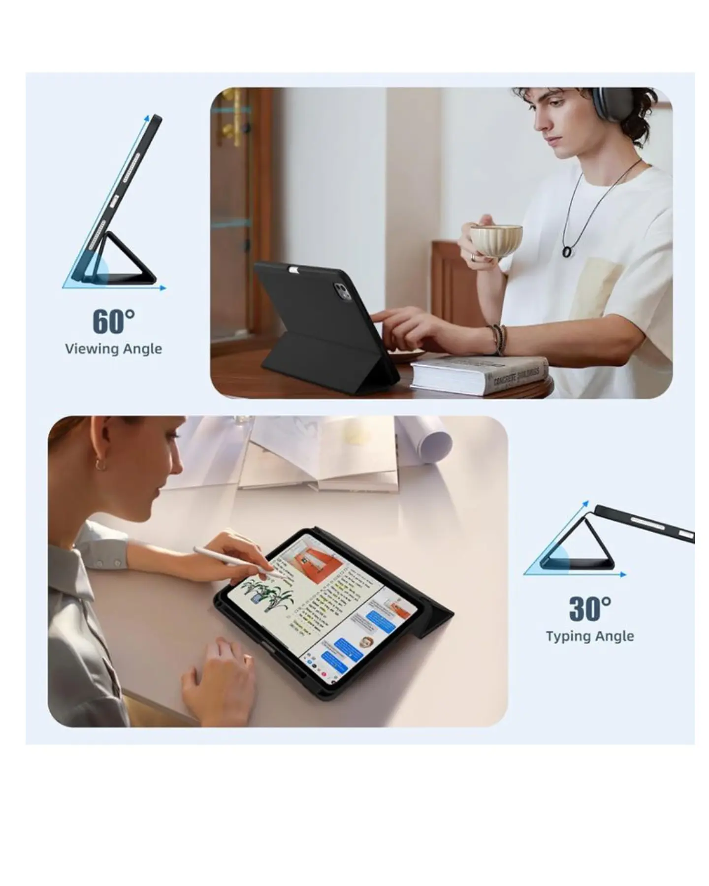 Funda Smart Cover Con Ranura Para iPad Pro M5 2025 11