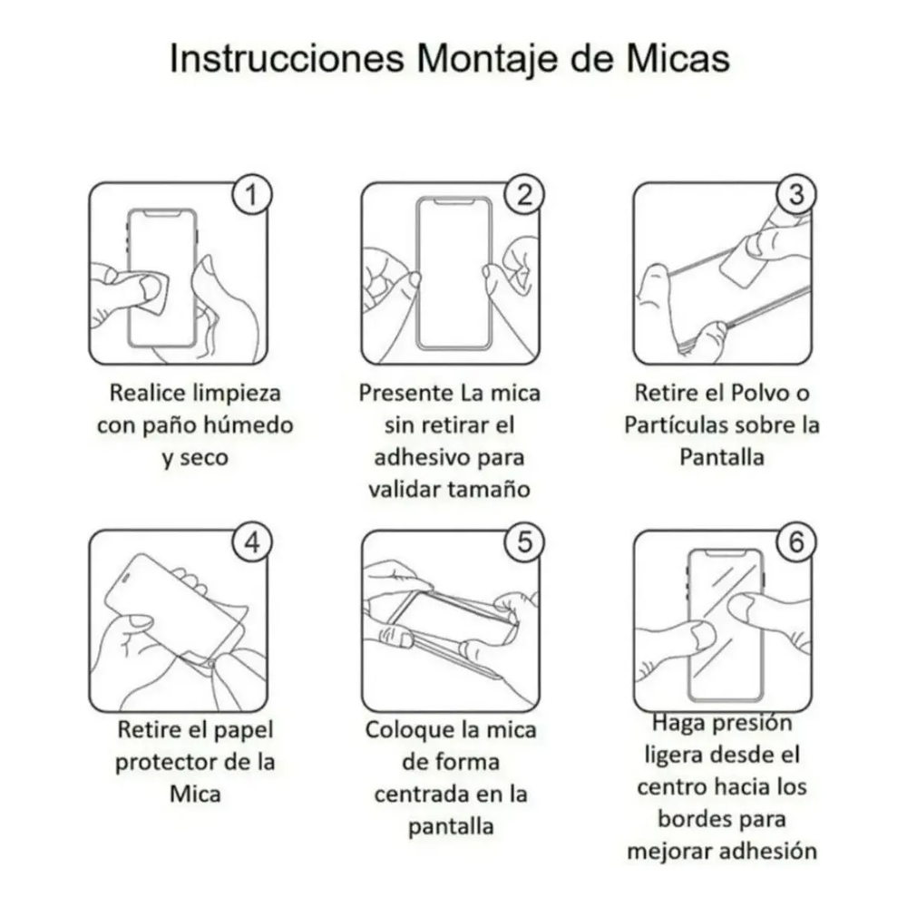 Lámina de Vidrio Completa Para Xiaomi Poco C85 4g