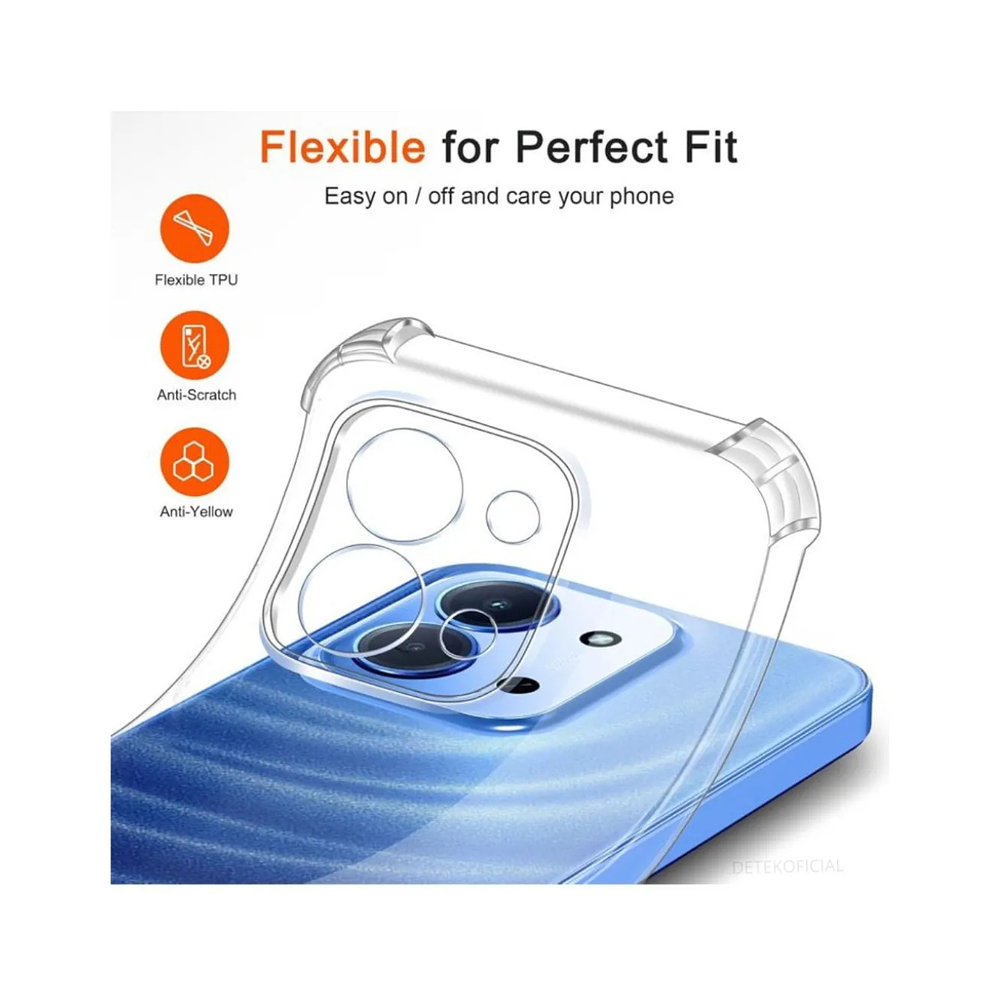 Carcasa Transparente Reforzado Para Xiaomi Poco C85 4g 