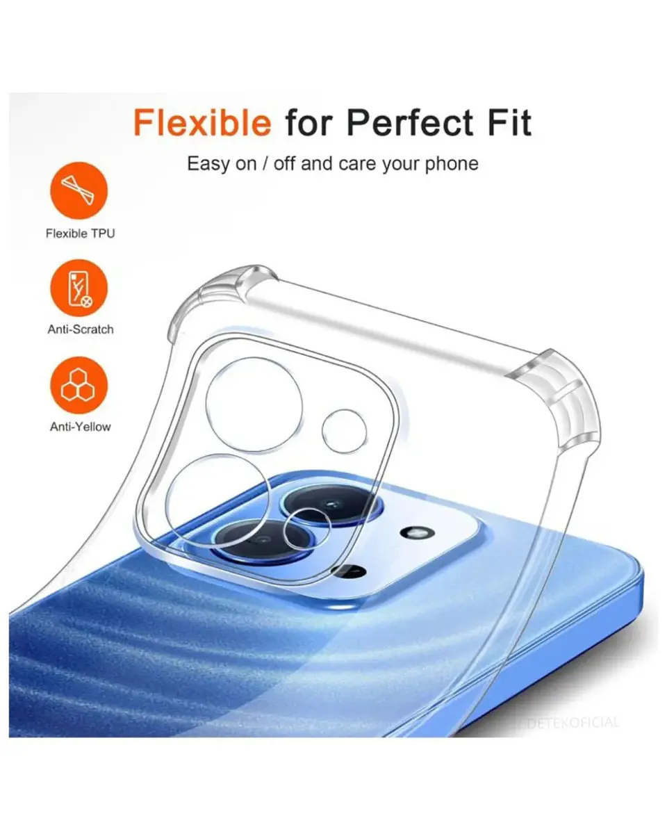 Carcasa Transparente Reforzado Para Xiaomi Poco C85 4g  3