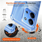 Carcasa Transparente Reforzado Para Xiaomi Poco C85 4g 