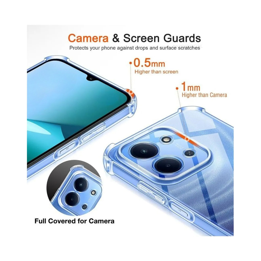 Carcasa Transparente Reforzado Para Xiaomi Poco C85 4g 