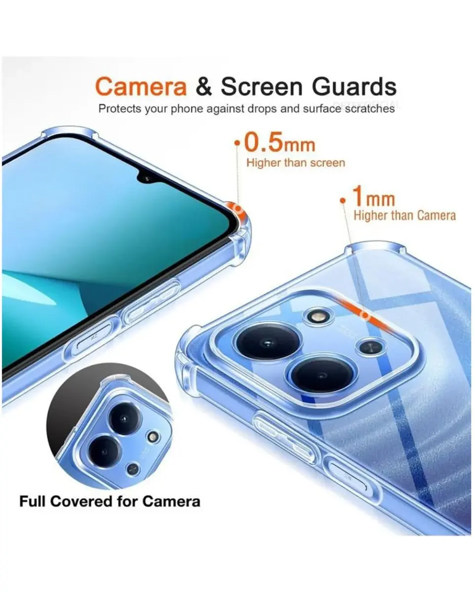 Carcasa Transparente Reforzado Para Xiaomi Poco C85 4g  5